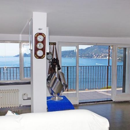 Nautilus Vista Mare Mozzafiato A 180 Gradi- Posto Auto Privato - 2 Camere Matrimoniali Piu 1 Divano Letto Singolo-Sky,Netflix-Wifi 200Mg Rapallo Exterior foto