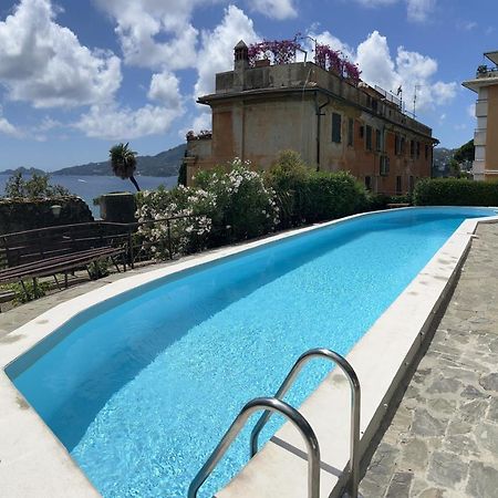 Nautilus Vista Mare Mozzafiato A 180 Gradi- Posto Auto Privato - 2 Camere Matrimoniali Piu 1 Divano Letto Singolo-Sky,Netflix-Wifi 200Mg Rapallo Exterior foto