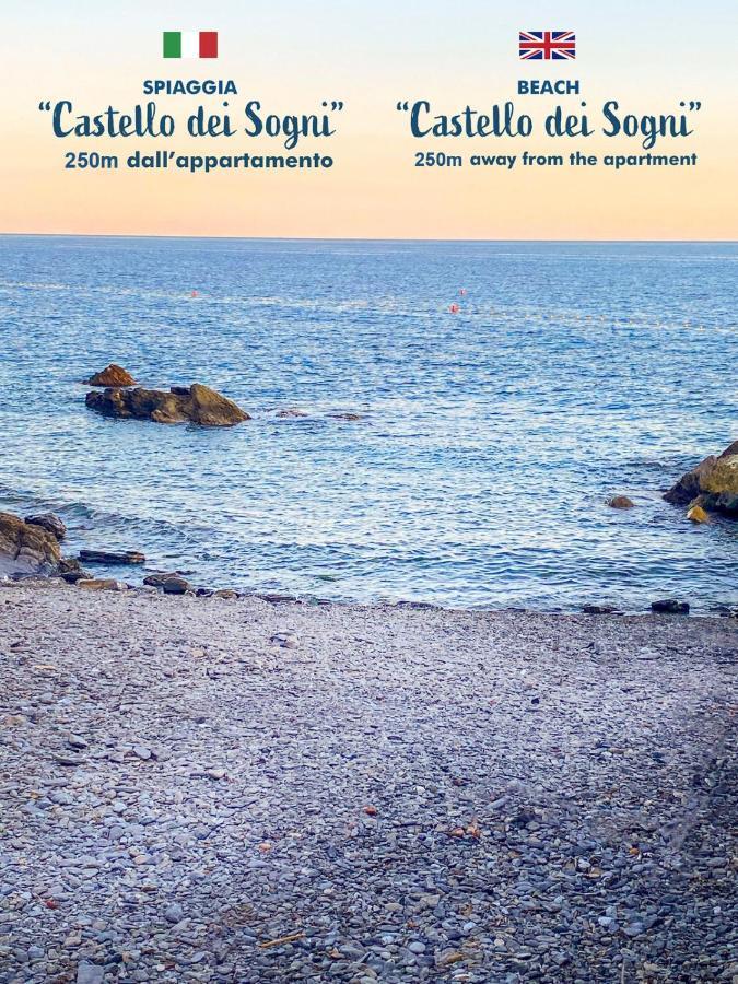 Nautilus Vista Mare Mozzafiato A 180 Gradi- Posto Auto Privato - 2 Camere Matrimoniali Piu 1 Divano Letto Singolo-Sky,Netflix-Wifi 200Mg Rapallo Exterior foto