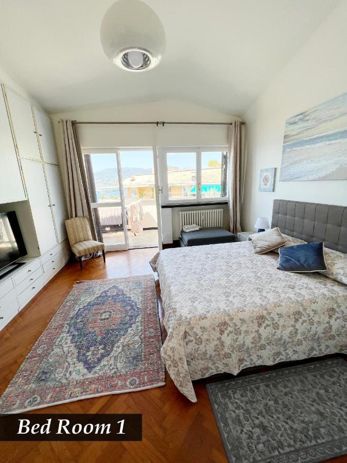 Nautilus Vista Mare Mozzafiato A 180 Gradi- Posto Auto Privato - 2 Camere Matrimoniali Piu 1 Divano Letto Singolo-Sky,Netflix-Wifi 200Mg Rapallo Exterior foto