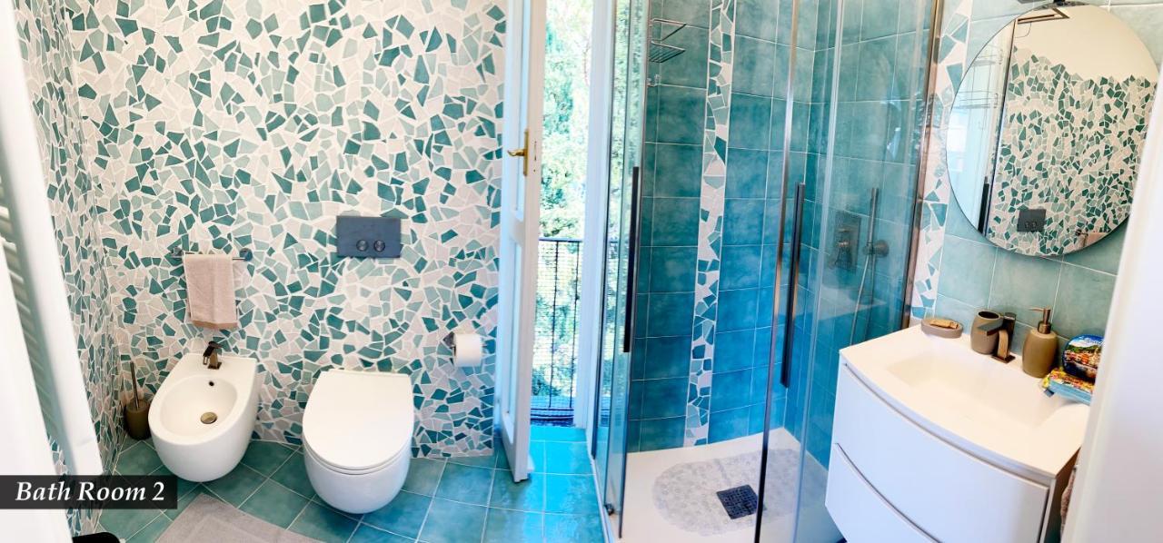 Nautilus Vista Mare Mozzafiato A 180 Gradi- Posto Auto Privato - 2 Camere Matrimoniali Piu 1 Divano Letto Singolo-Sky,Netflix-Wifi 200Mg Rapallo Exterior foto