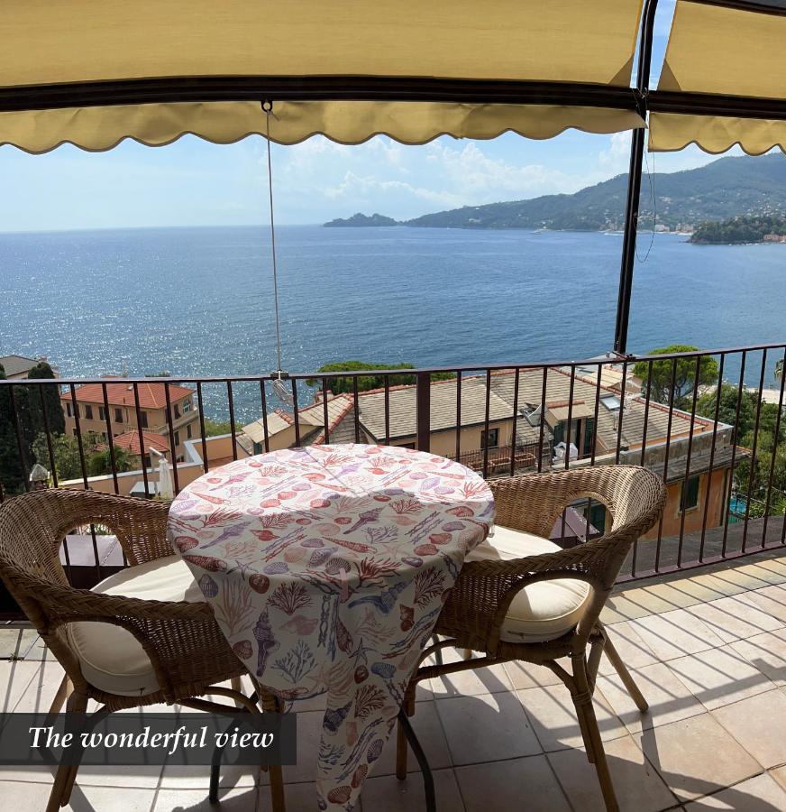 Nautilus Vista Mare Mozzafiato A 180 Gradi- Posto Auto Privato - 2 Camere Matrimoniali Piu 1 Divano Letto Singolo-Sky,Netflix-Wifi 200Mg Rapallo Exterior foto
